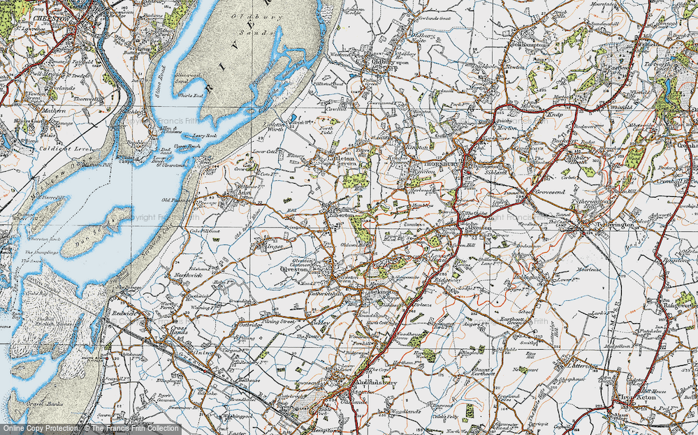 Old Map of Elberton, 1919 in 1919