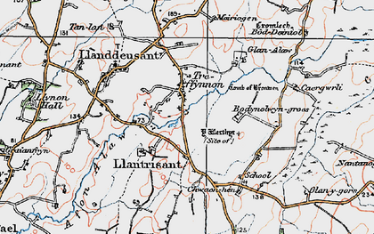 Old map of Elim in 1922