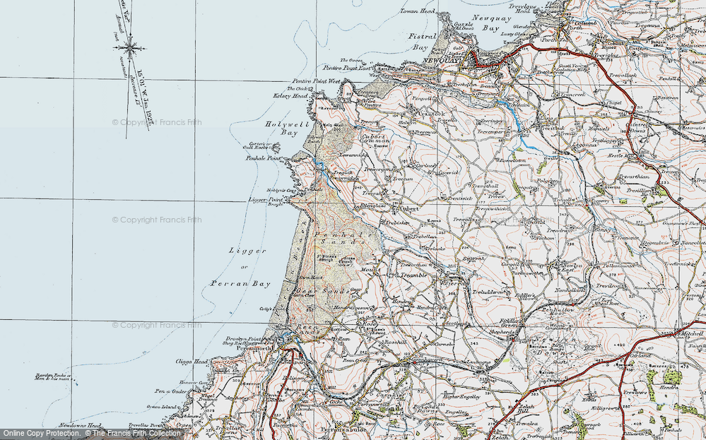 St Piran Cornwall Map Old Maps Of St Piran's Oratory, Cornwall - Francis Frith