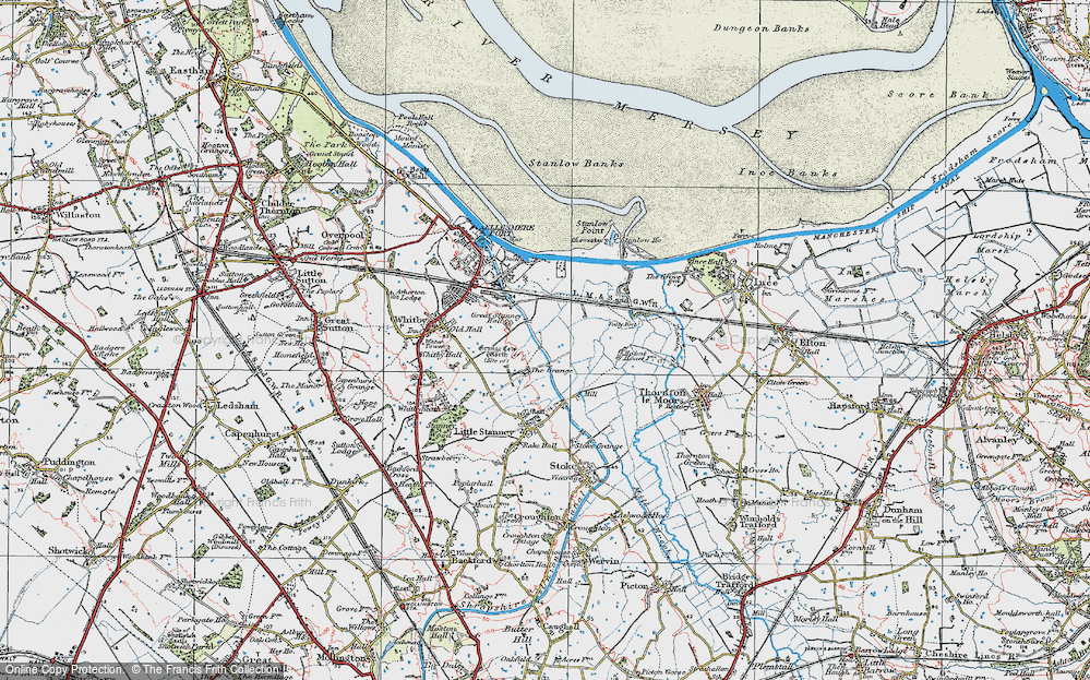 Old Map of Ellesmere Port, 1924 in 1924