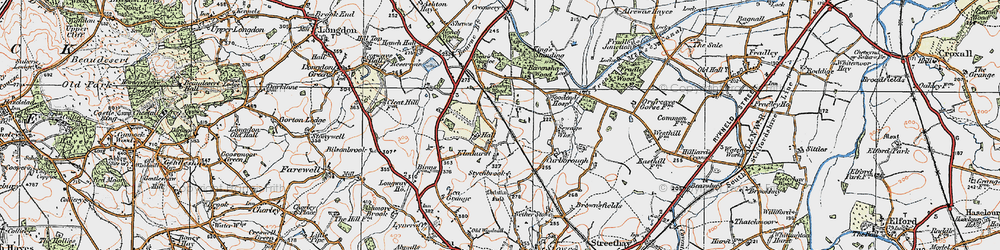 Old map of Elmhurst in 1921