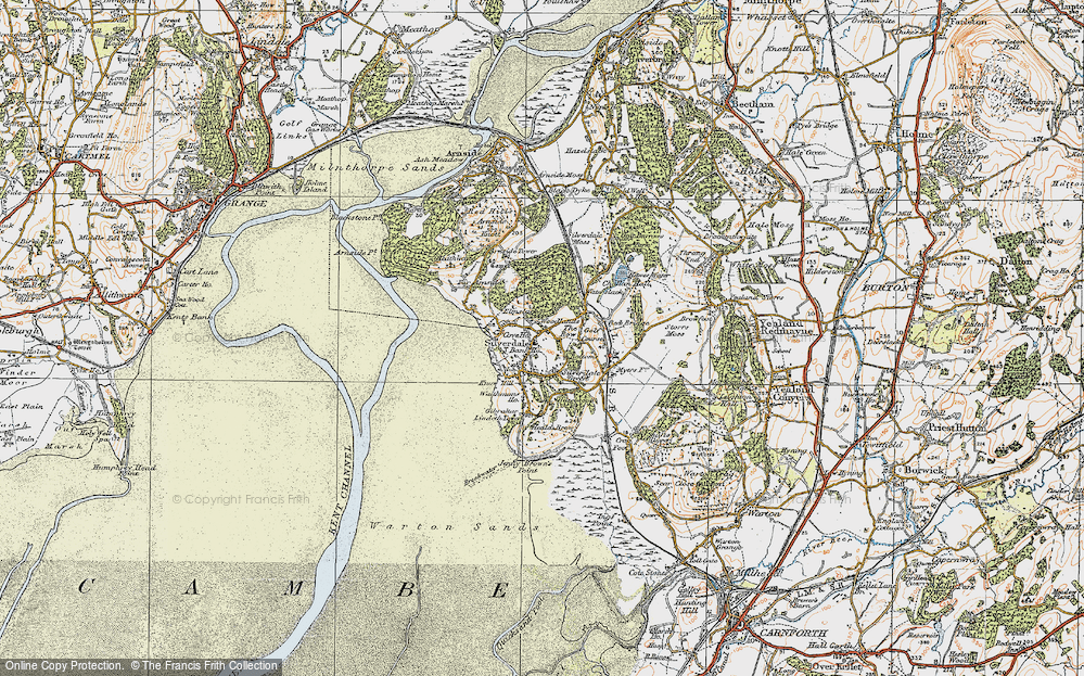Old Map of Elmslack, 1925 in 1925