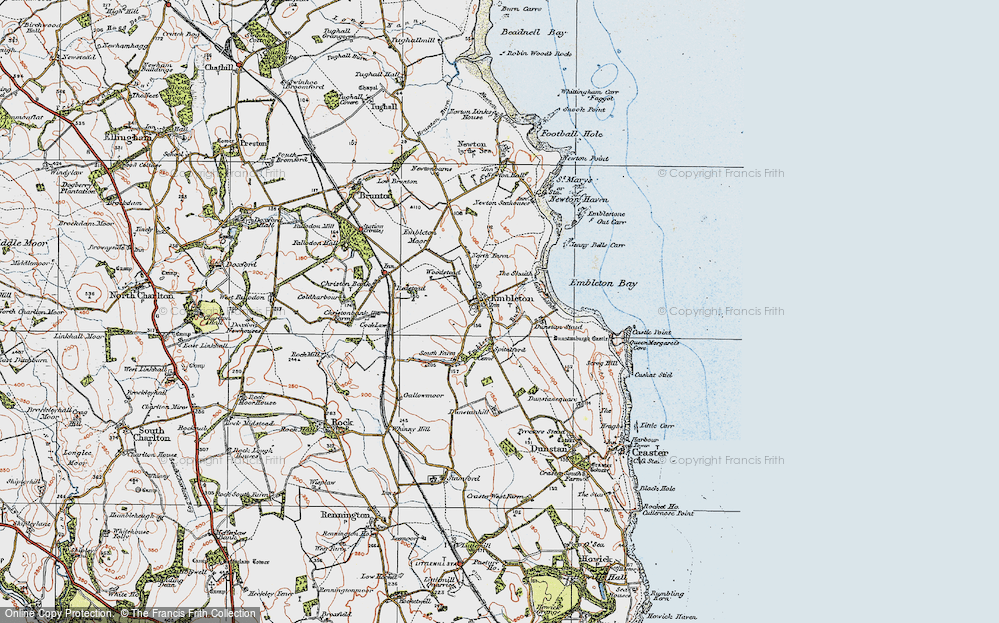 Old Map of Embleton, 1926 in 1926