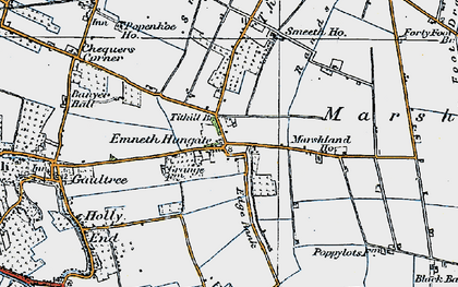 Old map of Titkill Br in 1922