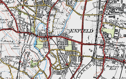 Old Maps Of Enfield Enfield Photos, Maps, Books, Memories - Francis Frith