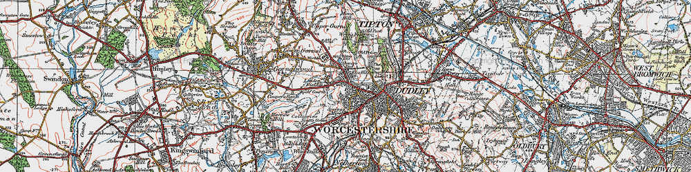 Old map of Eve Hill in 1921