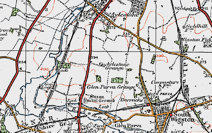Old map of Eyres Monsell in 1921