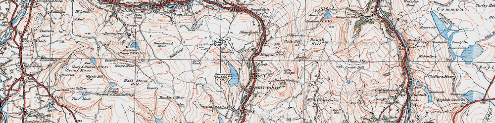 Old map of Facit in 1924