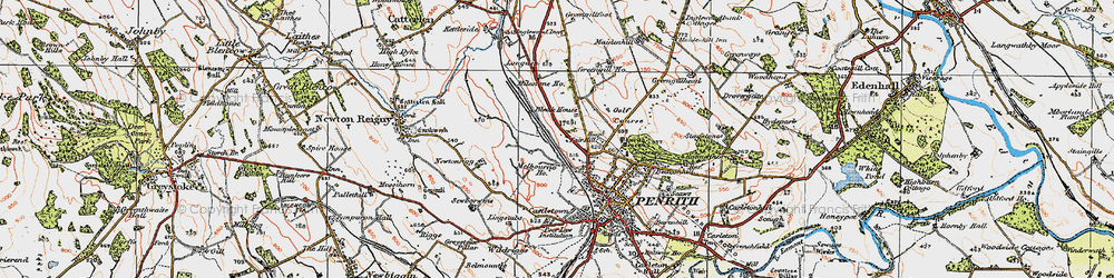 Old map of Fair Hill in 1925