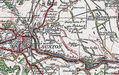 Old map of Tim Lodge in 1923