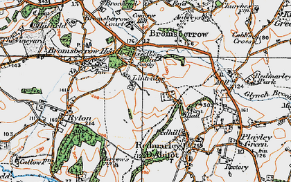 Old map of Fairfields in 1919