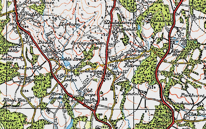 Old map of Fairwarp in 1920