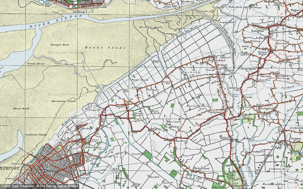 Old Map of Far Banks, 1924 in 1924