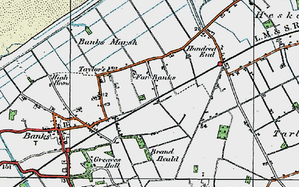 Old map of Far Banks in 1924