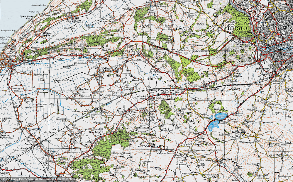 Old Map of Farleigh, 1919 in 1919
