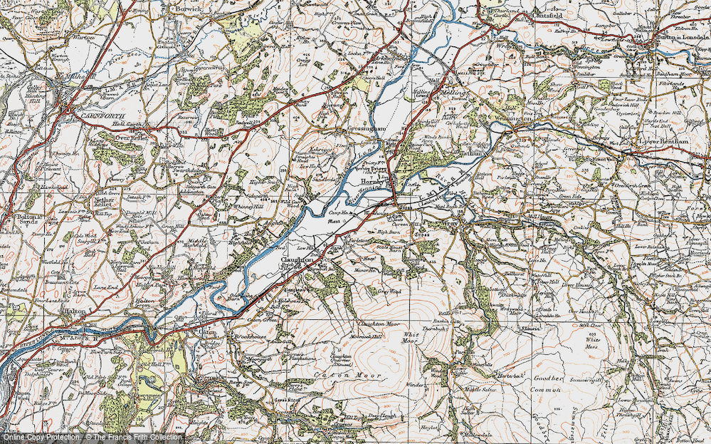 Old Map of Farleton, 1924 in 1924