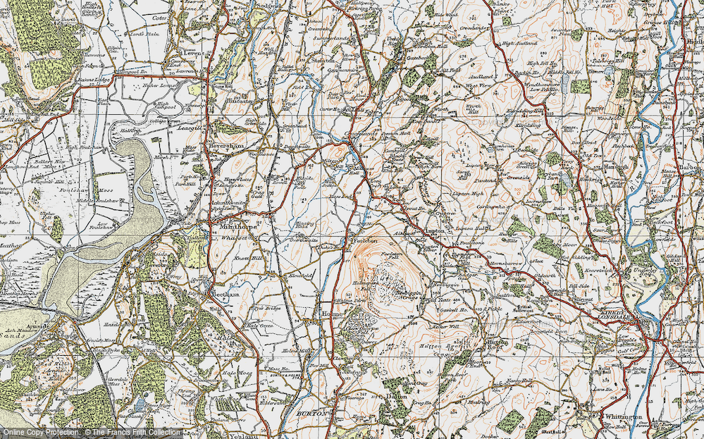 Old Map of Farleton, 1925 in 1925