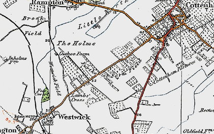 Old map of Farm in 1920