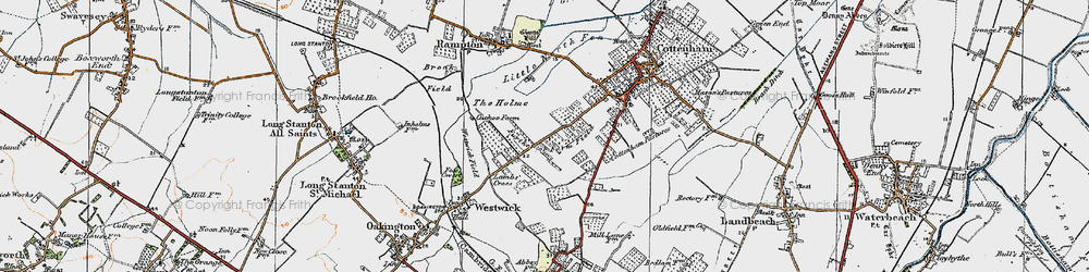 Old map of Farm in 1920