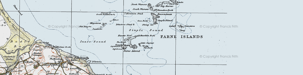 Old map of Brada in 1926