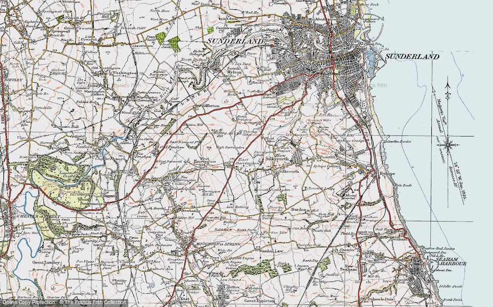 Old Map of Farringdon, 1925 in 1925