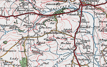Old map of Blake Brook in 1923