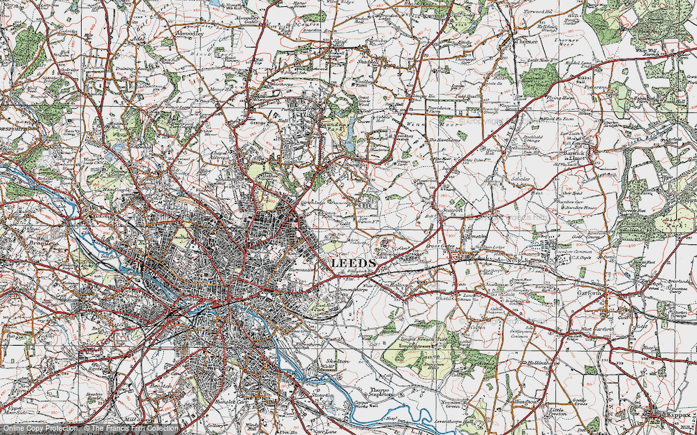 Old Map of Fearnville, 1925 in 1925