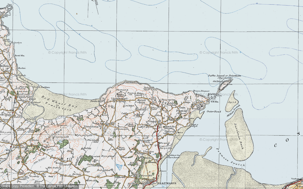 Old Map of Fedw Fawr, 1922 in 1922