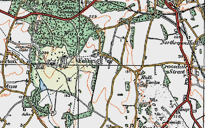 Old map of Felbrigg in 1922