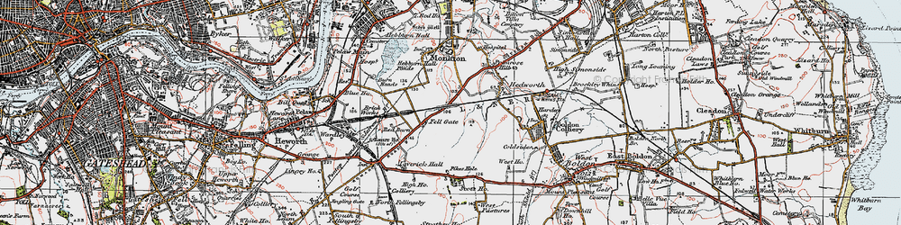 Old map of Fellgate in 1925