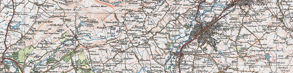 Old map of Fence in 1924