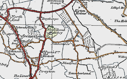 Old map of Fenhouses in 1922