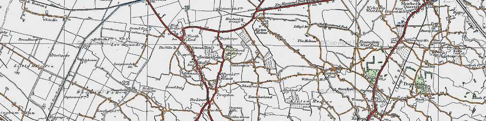 Old map of Fenhouses in 1922