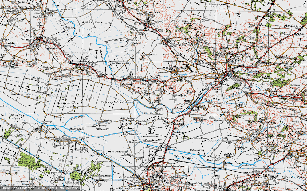 Old Map of Fenny Castle, 1919 in 1919