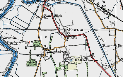 Old map of Broom Hills in 1923