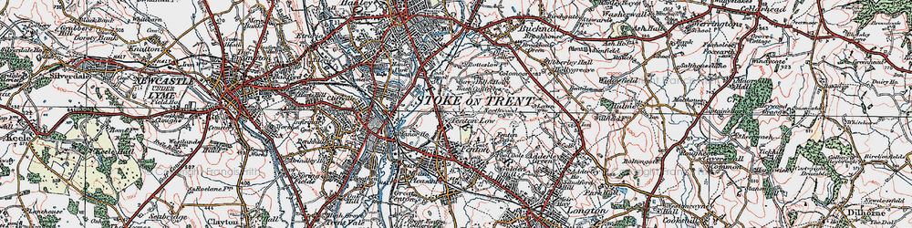 Old map of Fenton Low in 1921