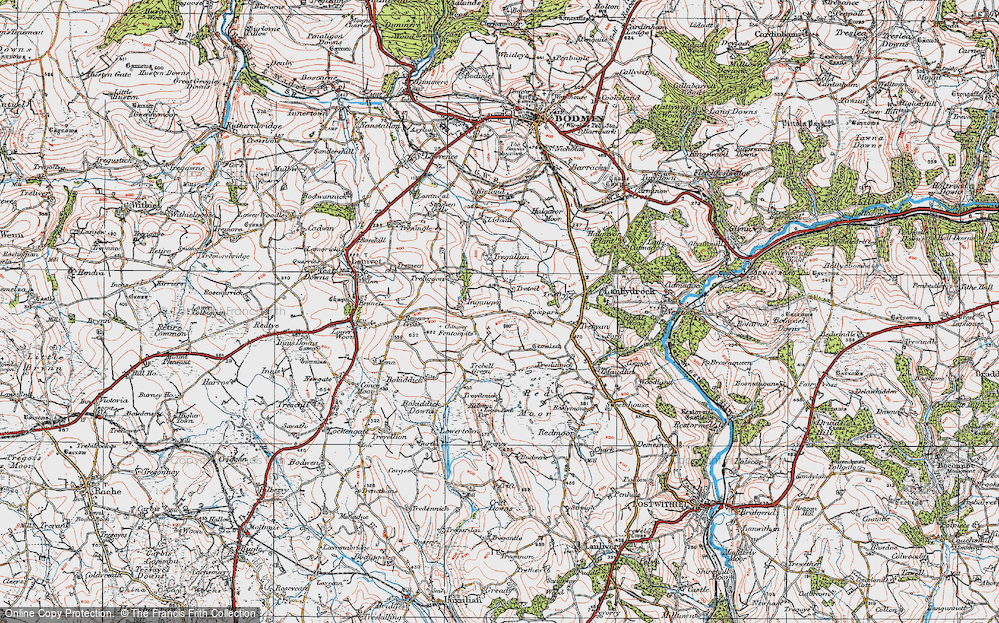 Old Map of Fenton Pits, 1919 in 1919
