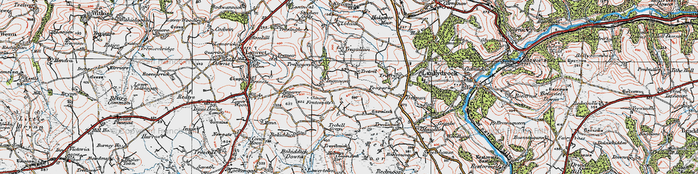 Old map of Fenton Pits in 1919