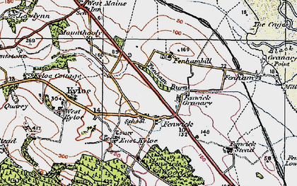 Old map of Fenwick in 1926