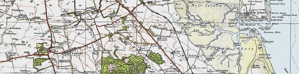 Old map of Fenwick in 1926