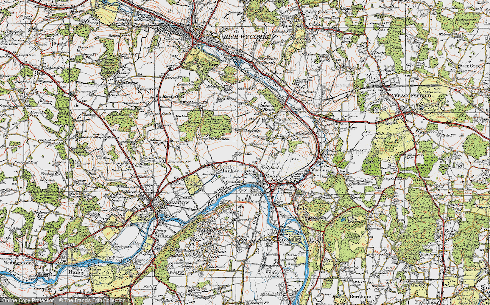 Old Map of Fern, 1919 in 1919