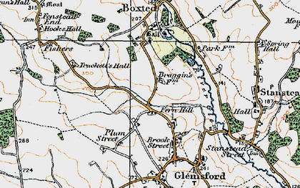 Old map of Fern Hill in 1921