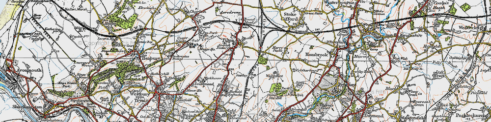 Old map of Filton in 1919