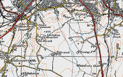 Old map of Filwood Park in 1919