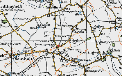 Old map of Fingal Street in 1921