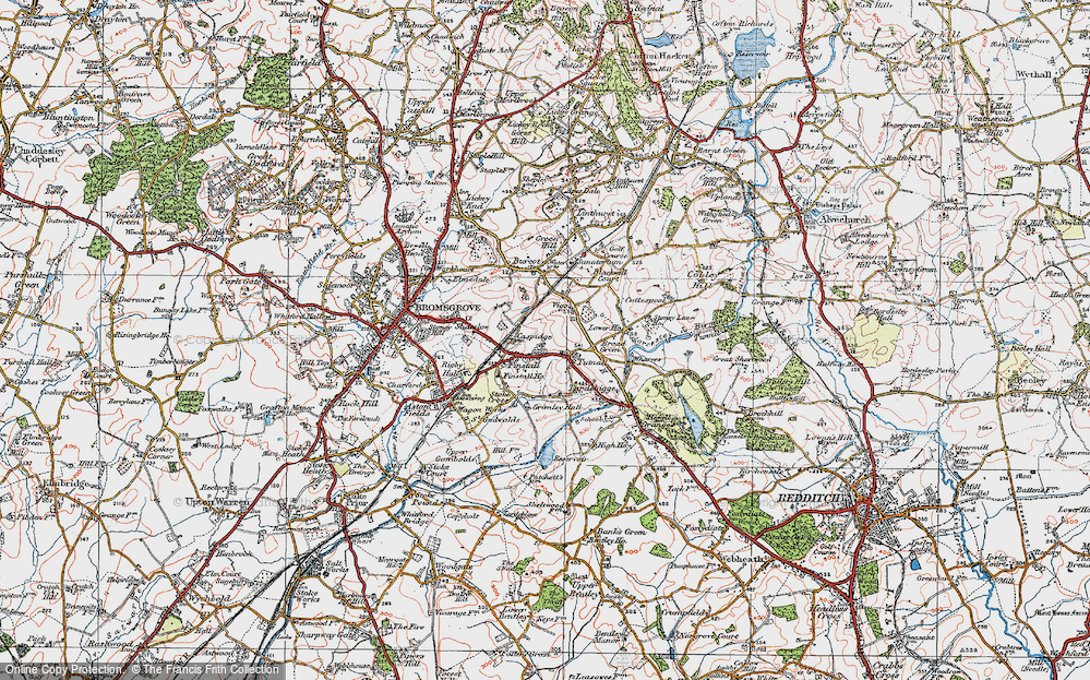 Old Map of Finstall, 1919 in 1919