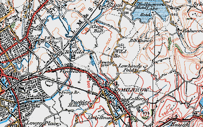 Old map of Firgrove in 1924
