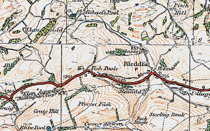 Old map of Fishpools in 1920