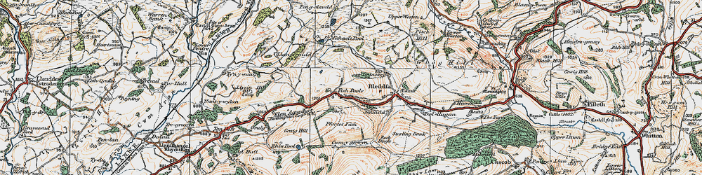 Old map of Fishpools in 1920