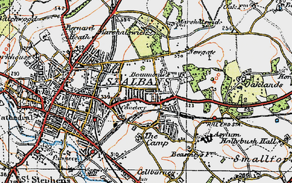 Old map of Fleetville in 1920
